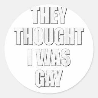 De trodde att det var Gay Internet Memages de trod Runt Klistermärke