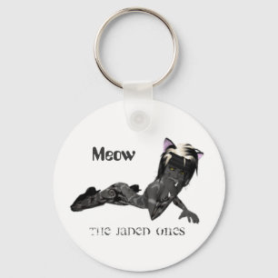 De tröttkörda jamar Keychain 2 Nyckelring