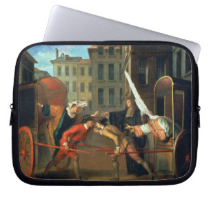 De två lagledarearna, en plats tillfogade till de laptop sleeve