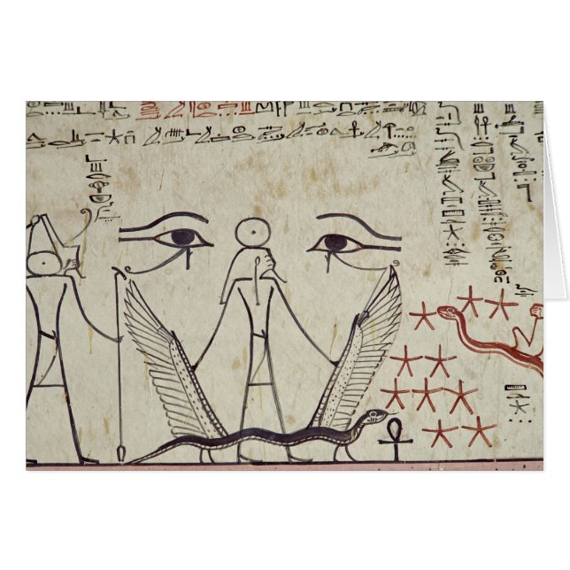 De två mystiska ögonen, från graven av hälsningskort (Framsidan Horizontal)