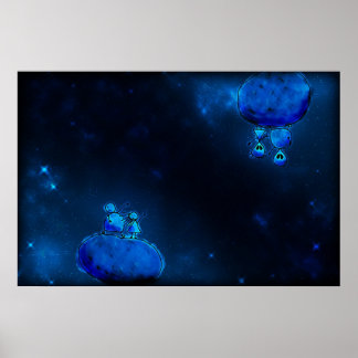 De två och Utomjordingarna Poster