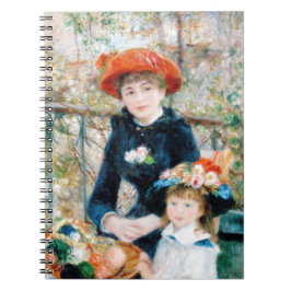 De två systrarna på Terrace Auguste Renoir    Anteckningsbok