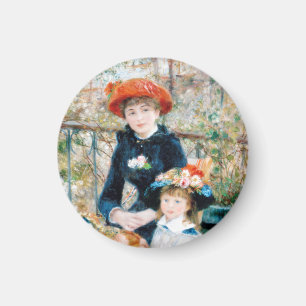 De två systrarna på Terrace Auguste Renoir Magnet