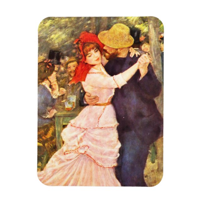 De två systrarna på Terrace Auguste Renoir Magnet (Vertikal)