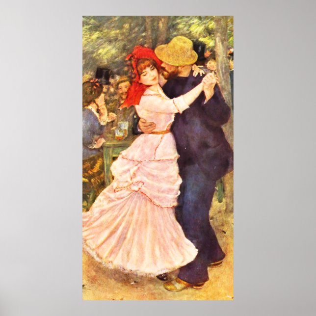 De två systrarna på Terrace Auguste Renoir Poster (Framsidan)