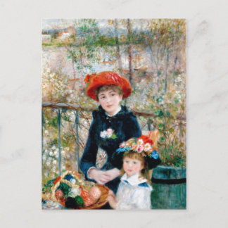 De två systrarna på Terrace, Renoir Vykort
