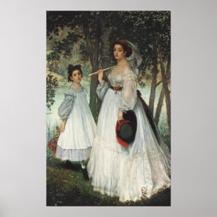 De två systrarna: Porträtt 1863 Poster