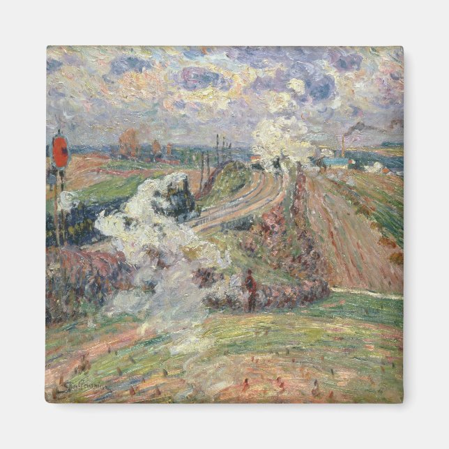De två Tåg Magnet (Framsidan)