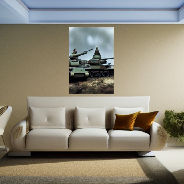 De två tankerna | AI Art Poster (Skapare uppladdad)