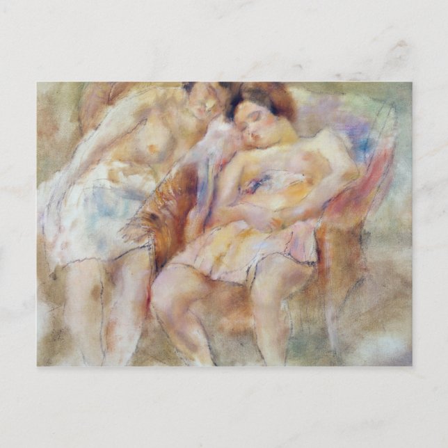 De två utlösarna vykort (Framsida)