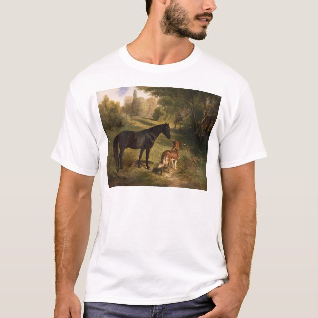 De två vännerna tee shirt (Framsida)