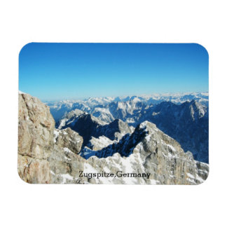 De tyska Alpernorna Zugspitze, Tyskland Magnet