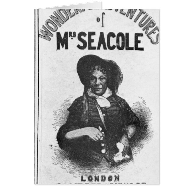 De underbara äventyren av Fru Seacole Hälsningskort (Framsidan)