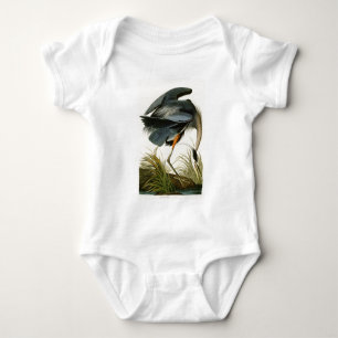 De underbara blåttHeronJohn Audubon fåglarna av T-shirt