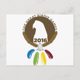 De Underbara fågelspelen 2016! Vykort