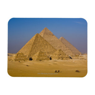 De underbara pyramiderna av Giza, egypten Magnet