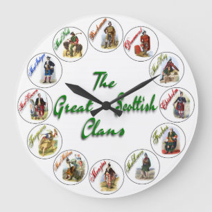 De Underbara skotska Klorna Clock Stil 2 Stor Klocka