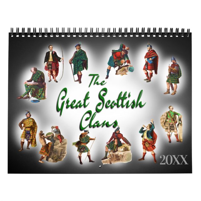 De underbara skotska klorna kalender (Omslag)