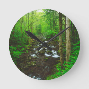 De Underbarare rökiga bergen Rund Klocka