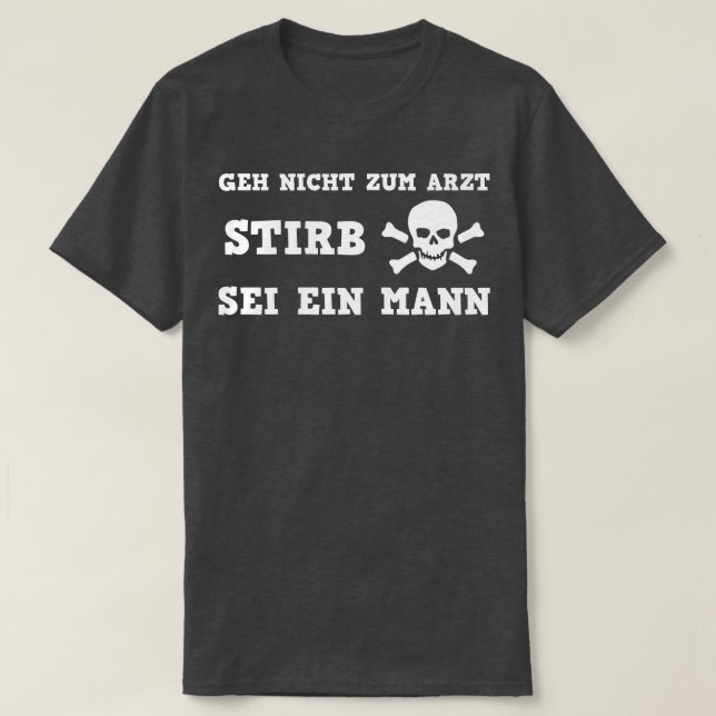 DE UNDVIKER ATT SJUKDOMEN ÄR EN MAN T SHIRT (Design framsida)