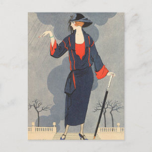 De Untimely regnar vid George Barbier Vykort