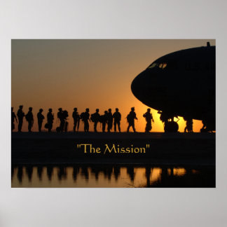 De Uppdrag militära soldaterna Poster