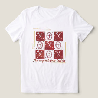 De ursprungliga kärleksbreven började vid Korset T Shirt
