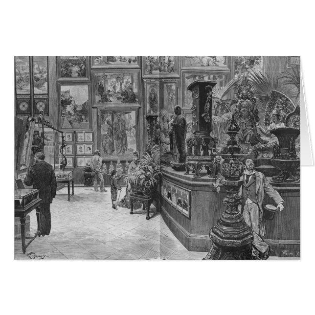 De utländska retrospektiva gallerierna hälsningskort (Framsidan Horizontal)