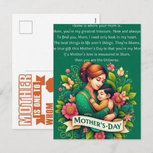 De vackra och hjärtliga lyckliga mors dag-citat helg vykort