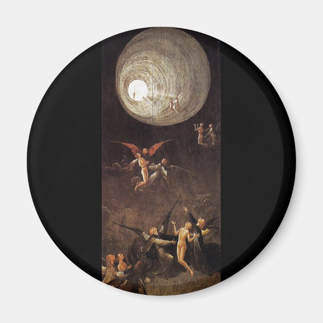 De välsignade, av Hieronymus Bosch Magnet (Framsidan)
