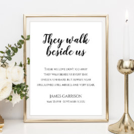 De vandrar bredvid oss Diktsminne Poster