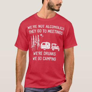 De var inte alkoholiker de gick till möten t shirt