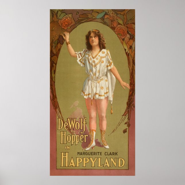 De Varg Hopper in Happyland Theater Poster (Framsidan)