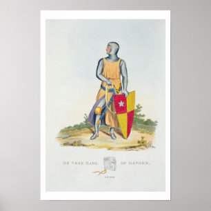 De Vere, Earl av Oxford, 1280, från 'forntida Poster