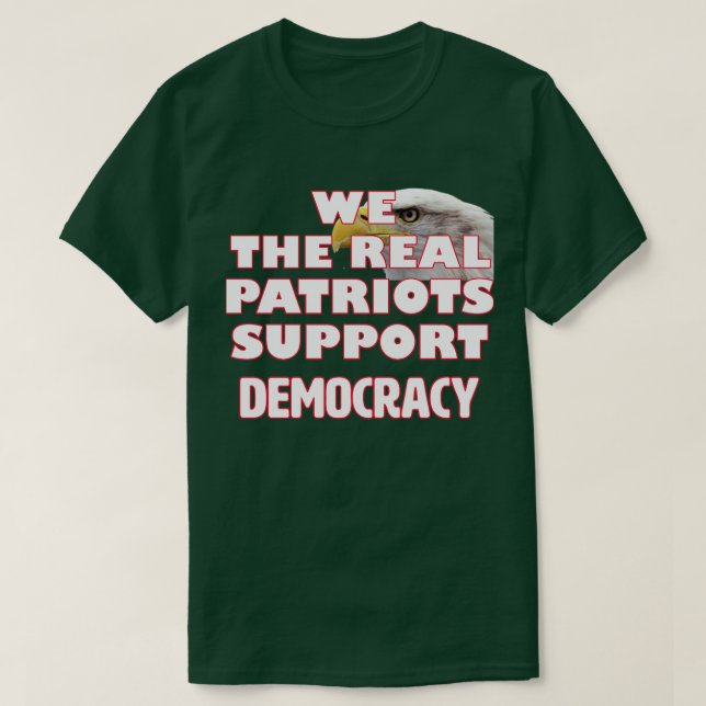 De verkliga patrioterna t shirt (Design framsida)