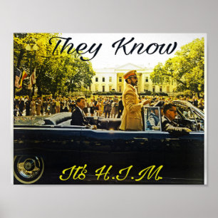 De vet att det är H.I.M. Poster