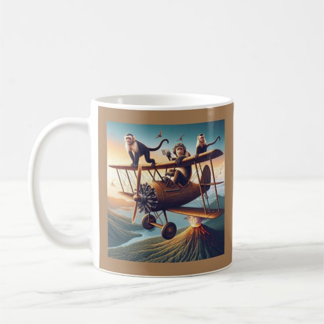 De vidriga monoklangarna erövrar Himmel! Kaffemugg (Vänster)