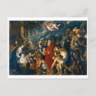 De vise männens tillbedjan Peter Paul Rubens Vykort