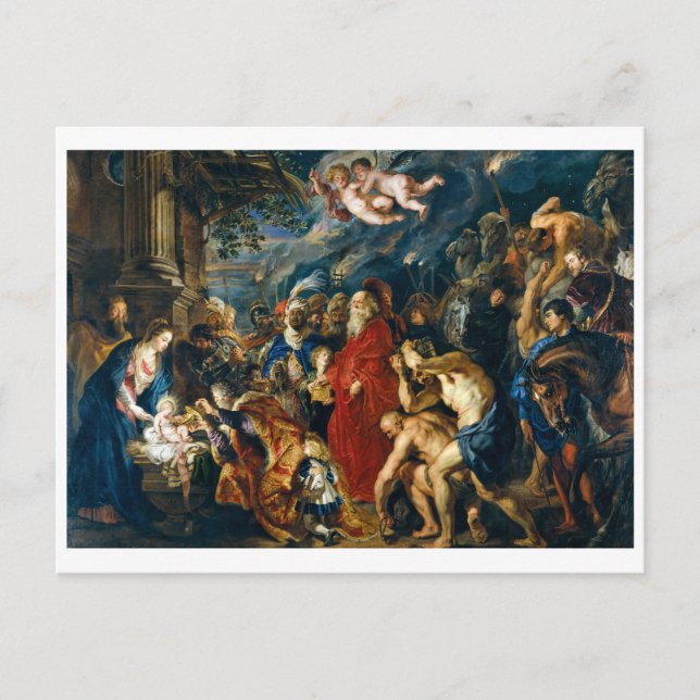 De vise männens tillbedjan | Peter Paul Rubens | Vykort (Framsida)