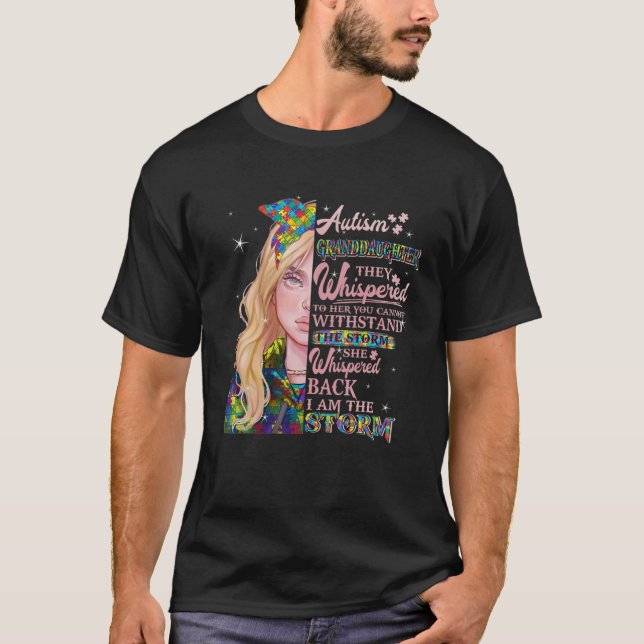 De viskade åt sin autism Gran T Shirt (Framsida)