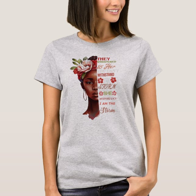 de viskade till henne du klarar inte stormen t shirt (Framsida)