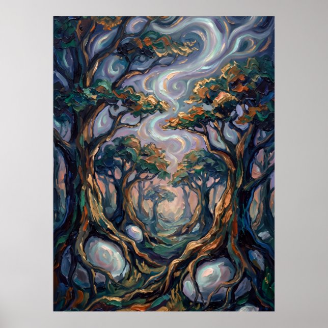 De viskande pelarna av Aethel Poster (Framsidan)