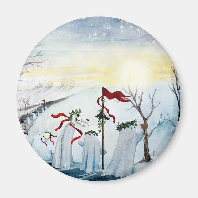 De Wassailing-spökena Magnet (Framsidan)