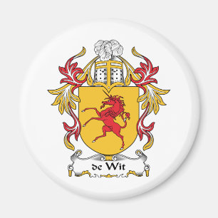 de Wit Family Crest Magnet