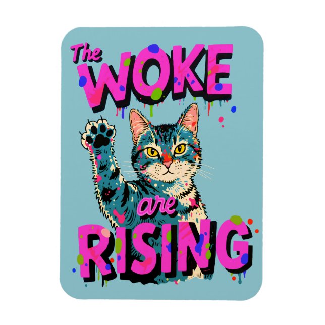 De Woke Stiger Magnet (Vertikal)
