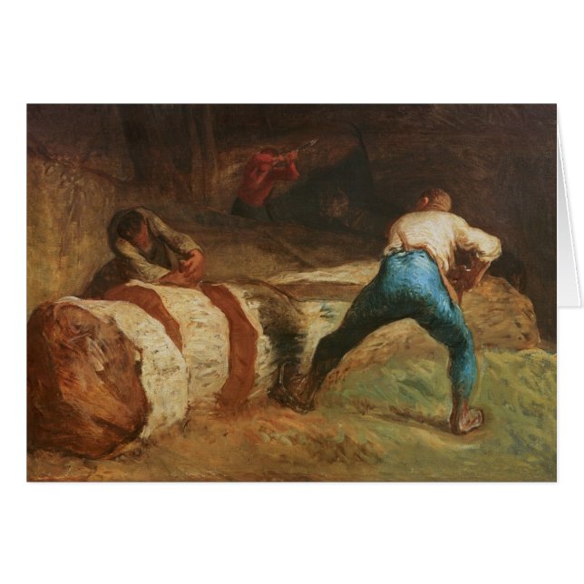 De Wood sawyersna, 1848 Hälsningskort (Framsidan Horizontal)