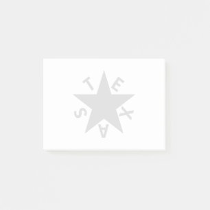 De Zavala (första republiken Texas Flagga) Post-it Block