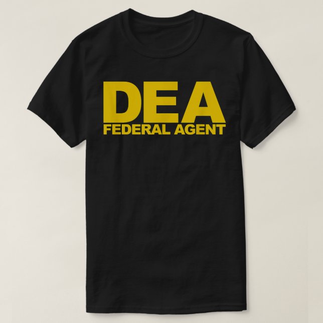 DEA Federal Agent T-Shirt (Design framsida)