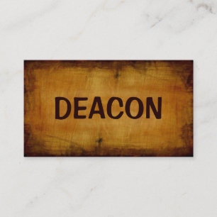 Deacon Antique-Affärskort Visitkort