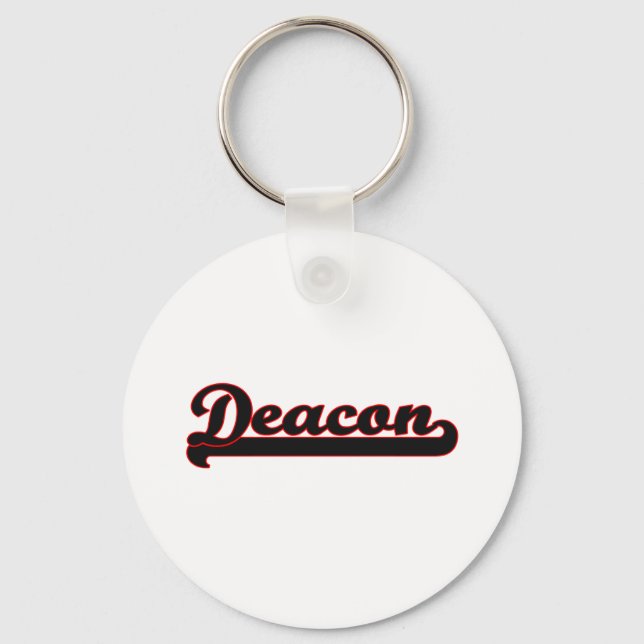 Deacon Classic-jobbdesign Nyckelring (Framsida)